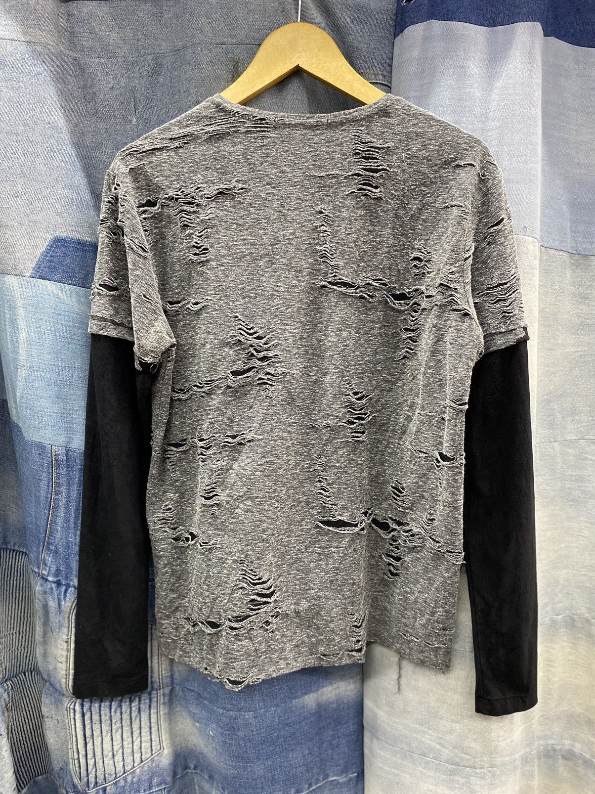 If Six Was Nine undefined distressed longsleeve double layer buckaroo japan Size US M / EU 48-50 / 2 - 3 Thumbnail