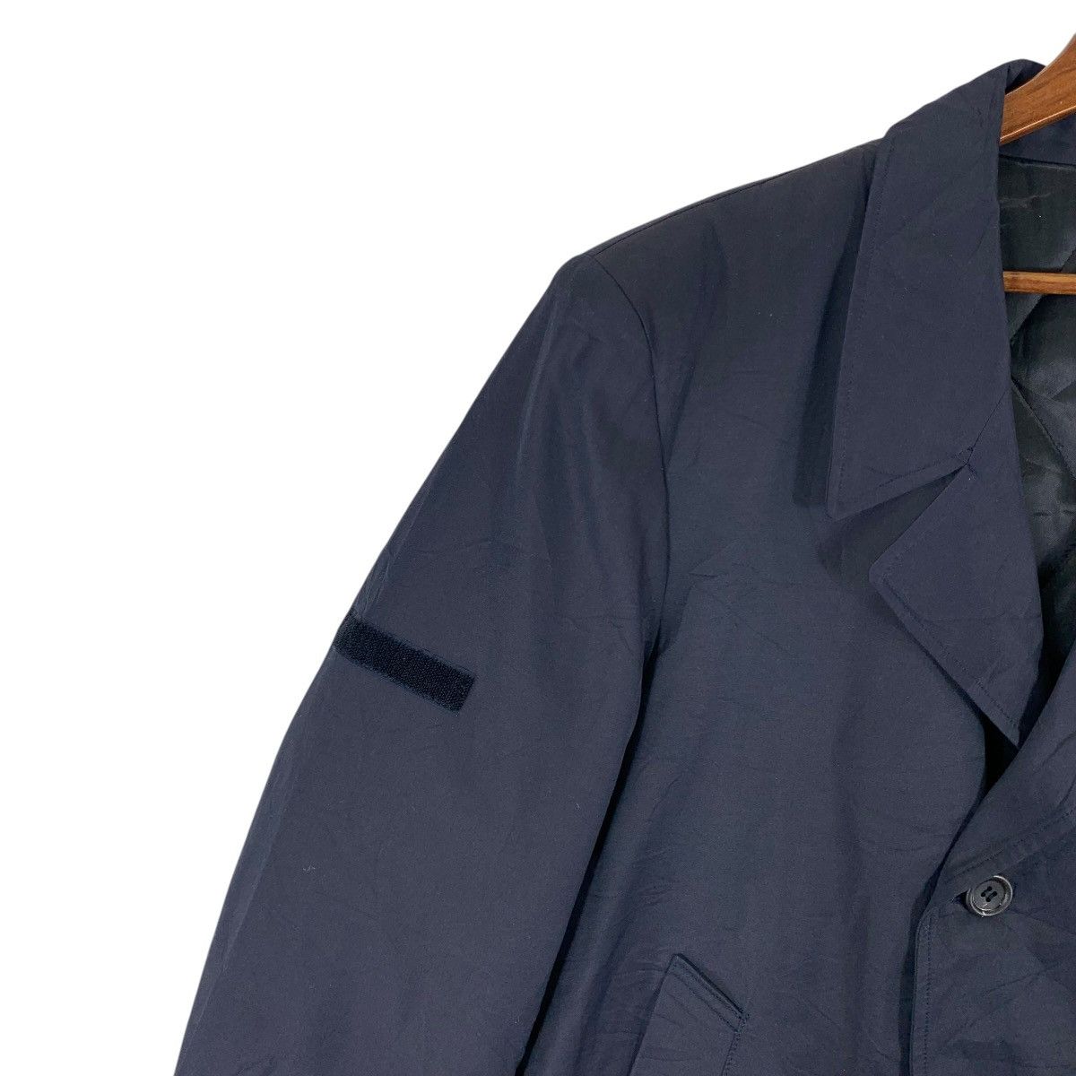 Yohji Yamamoto VINTAGE YOHJI YAMAMOTO RAILWAY COMPANY DOUBLE BREAST COAT Size US L / EU 52-54 / 3 - 6 Thumbnail