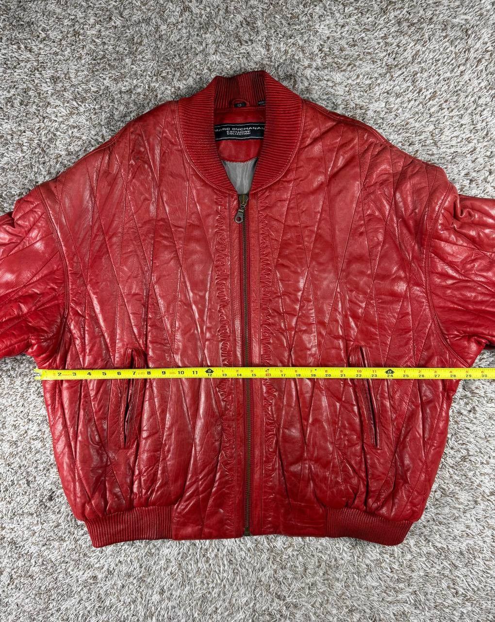 Marc Buchanan Vintage Marc Buchanan Quilted Bomber Embossed Native Chief Size US L / EU 52-54 / 3 - 10 Thumbnail