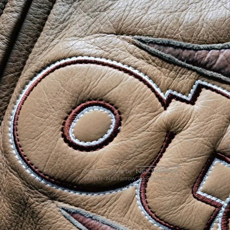 Schott Schott Brown motorcycle leather jacket Size US XXL / EU 58 / 5 - 8 Thumbnail
