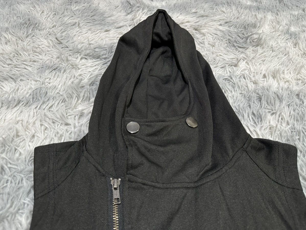 If Six Was Nine 🔥Sick Y2K Ricend Asymmetric Ninja Vest Hooded Vkei Goth Punk Size US S / EU 44-46 / 1 - 6 Thumbnail