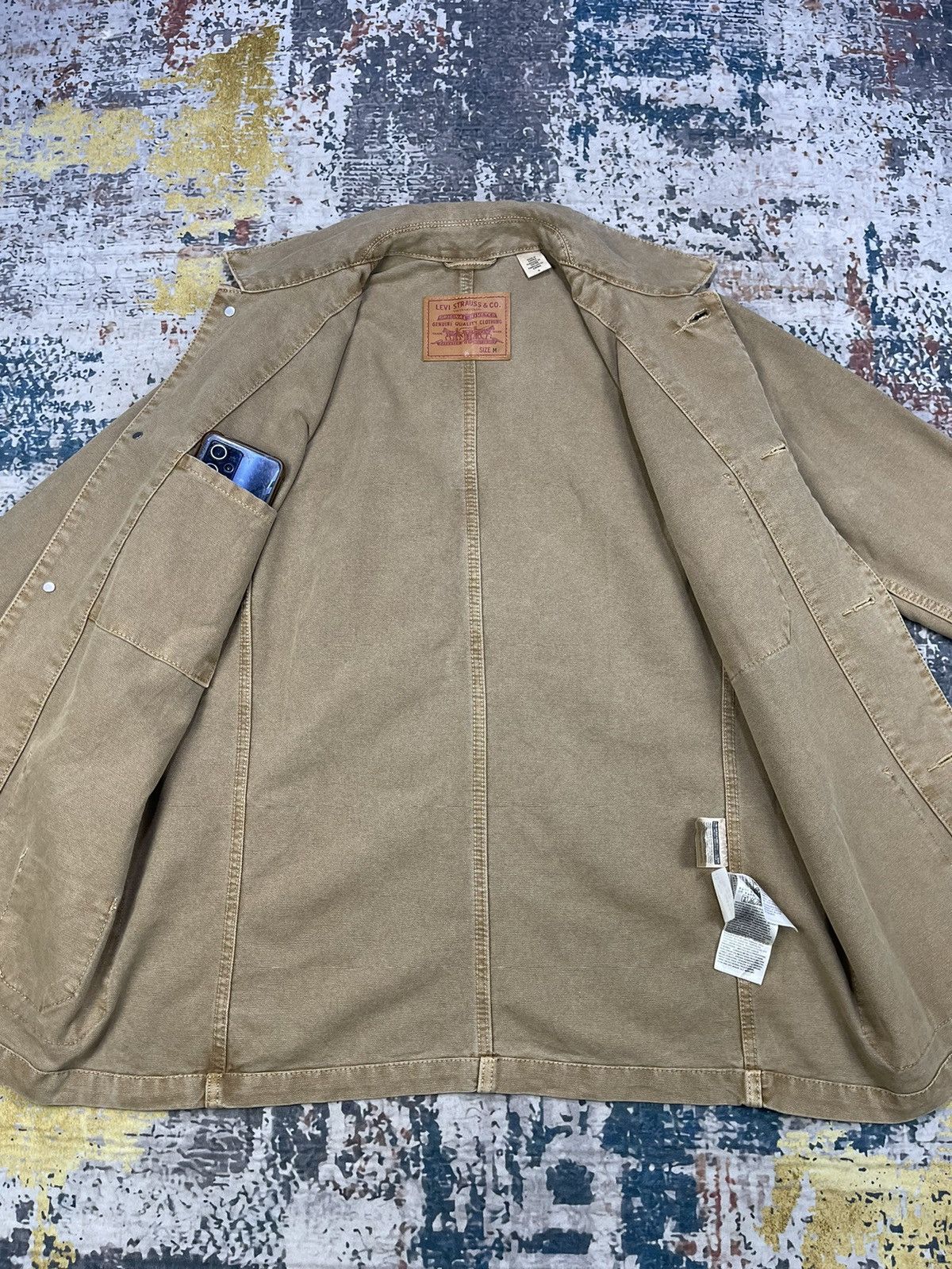 Levi's Levi’s Strauss Duck Canvas Button Up Chore Jacket Size US M / EU 48-50 / 2 - 8 Thumbnail