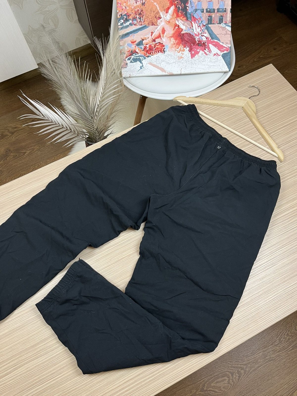 Nike × Vintage Vintage Y2K Nike Beige Track Pants Hype Streetwear Size US 32 / EU 48 - 9 Thumbnail