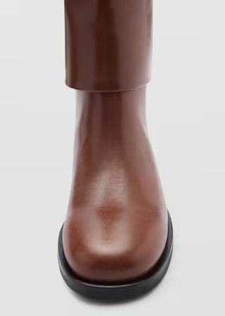 Burberry o1w1db10125 Leather Boots in Dark Brown Size US 8.5 / IT 38.5 - 5 Thumbnail