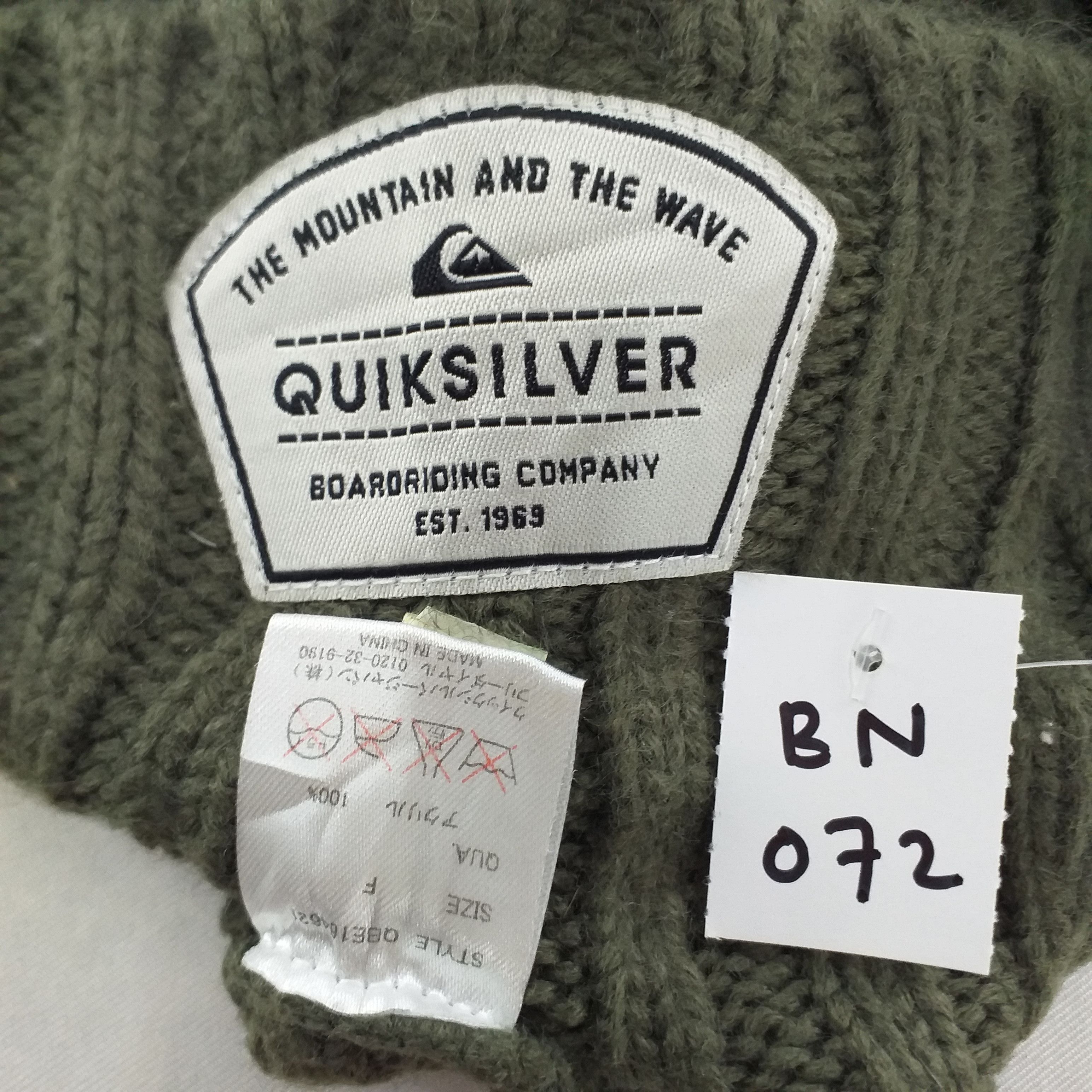 Quiksilver Quiksilver Plain Snow Cap Hat Beanie -BN072 Size ONE SIZE - 4 Thumbnail