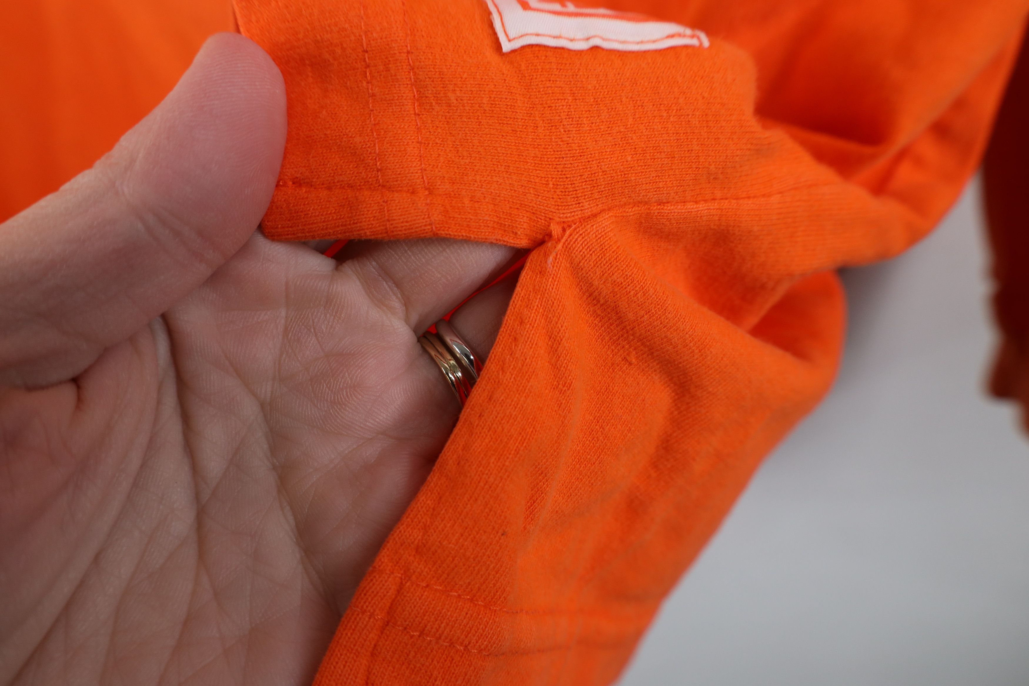 Reebok Vintage 90s Reebok Sport Spell Long Sleeve Rugby Polo Orange Size US S / EU 44-46 / 1 - 8 Thumbnail