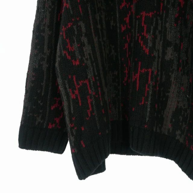 Yohji Yamamoto YOHJI YAMAMOTO POUR HOMME 23AW DESIGN ROUND NECK KNIT Size US L / EU 52-54 / 3 - 4 Thumbnail