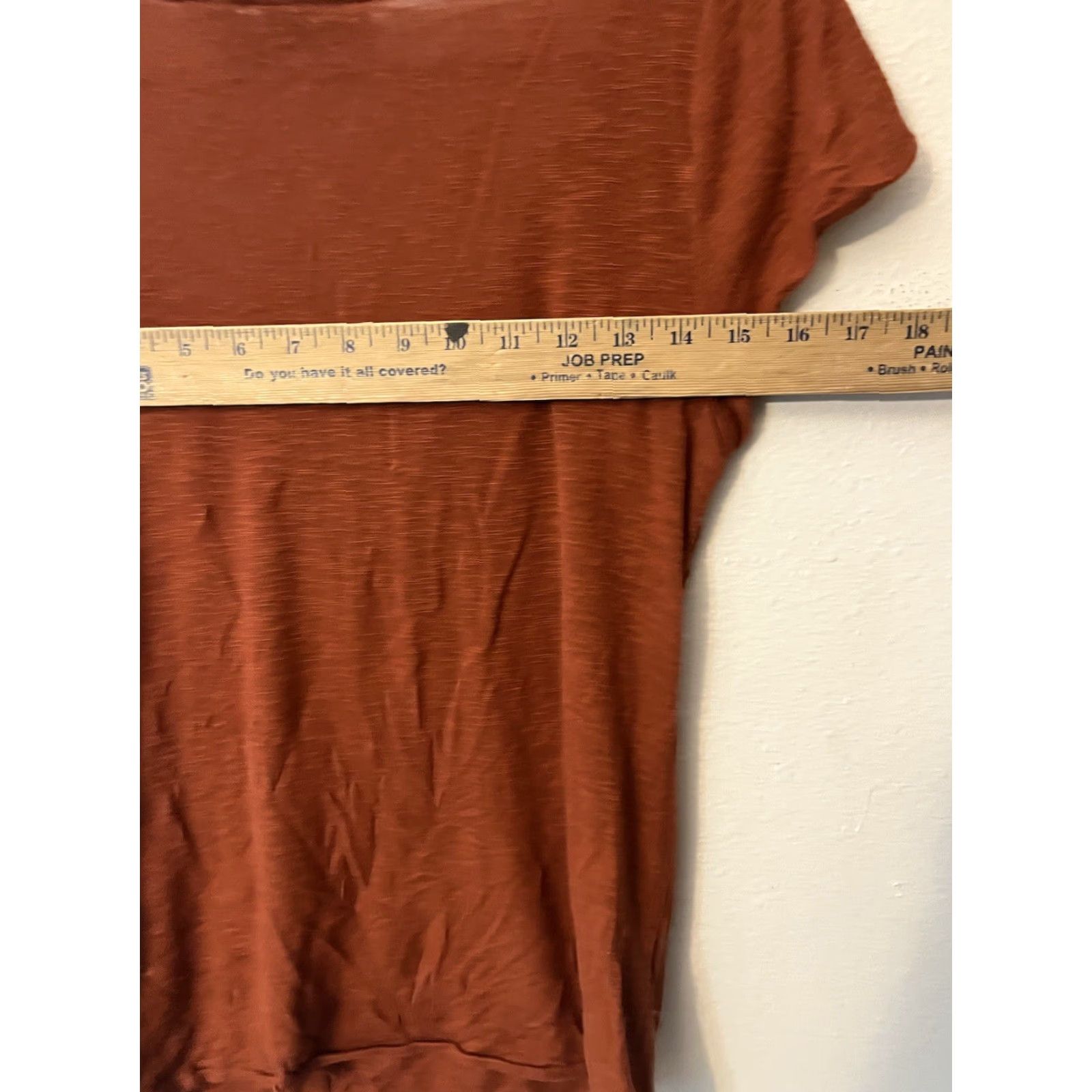 Vintage New York & Company Blouse Shirt Womens Small Sleeveless Orange Knit Pleated Banded Scoop Neck Casual Workwear Light Stretch Size S / US 4 / IT 40 - 4 Thumbnail
