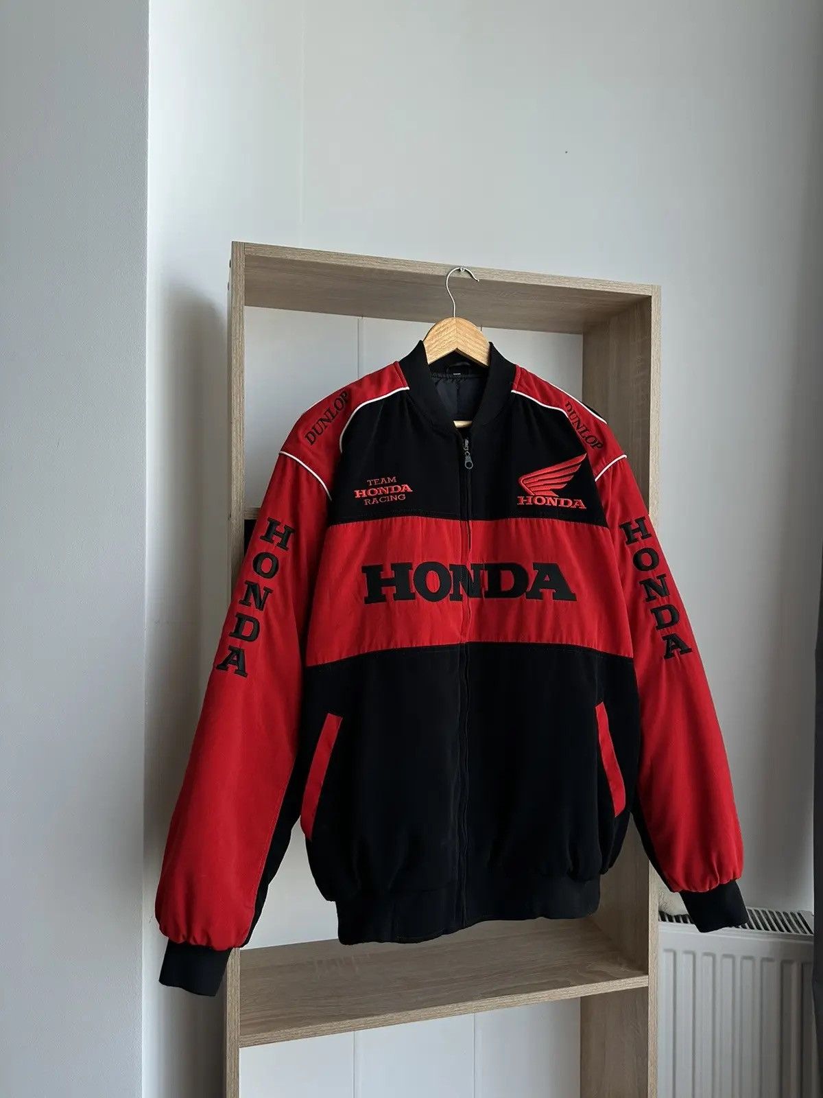 Honda × Vintage Vintage Honda Red Racing Formula Uno Jacket Size US M / EU 48-50 / 2 - 9 Thumbnail