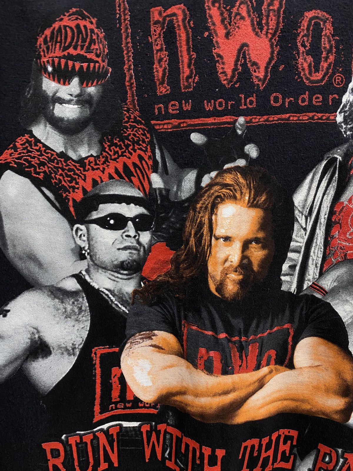 Vintage Vintage 1998 NWO New World Order Wrestling T-Shirt XLarge Size US XL / EU 56 / 4 - 5 Thumbnail
