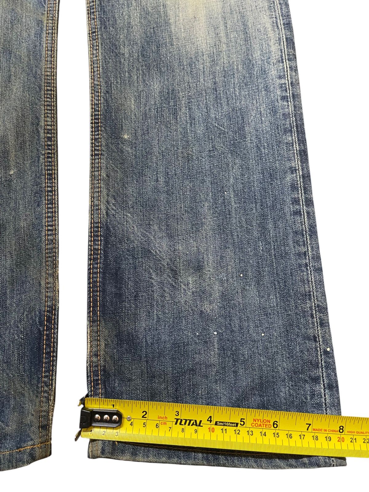 Edwin Vintage Japan Edwin Mud Wash Painted Style Distress Jeans Size US 32 / EU 48 - 18 Thumbnail