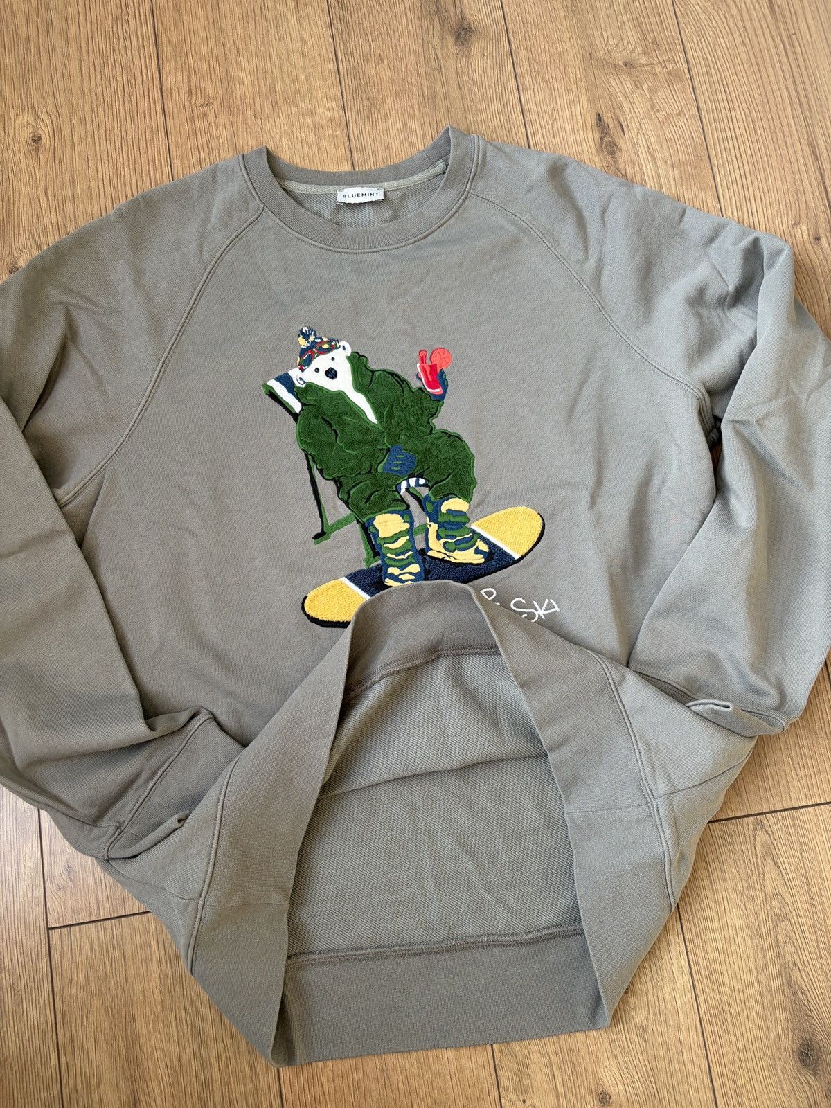 Vision Streetwear Blue Mint Raphael Bear Ski Sweatshirt Size US L / EU 52-54 / 3 - 10 Thumbnail
