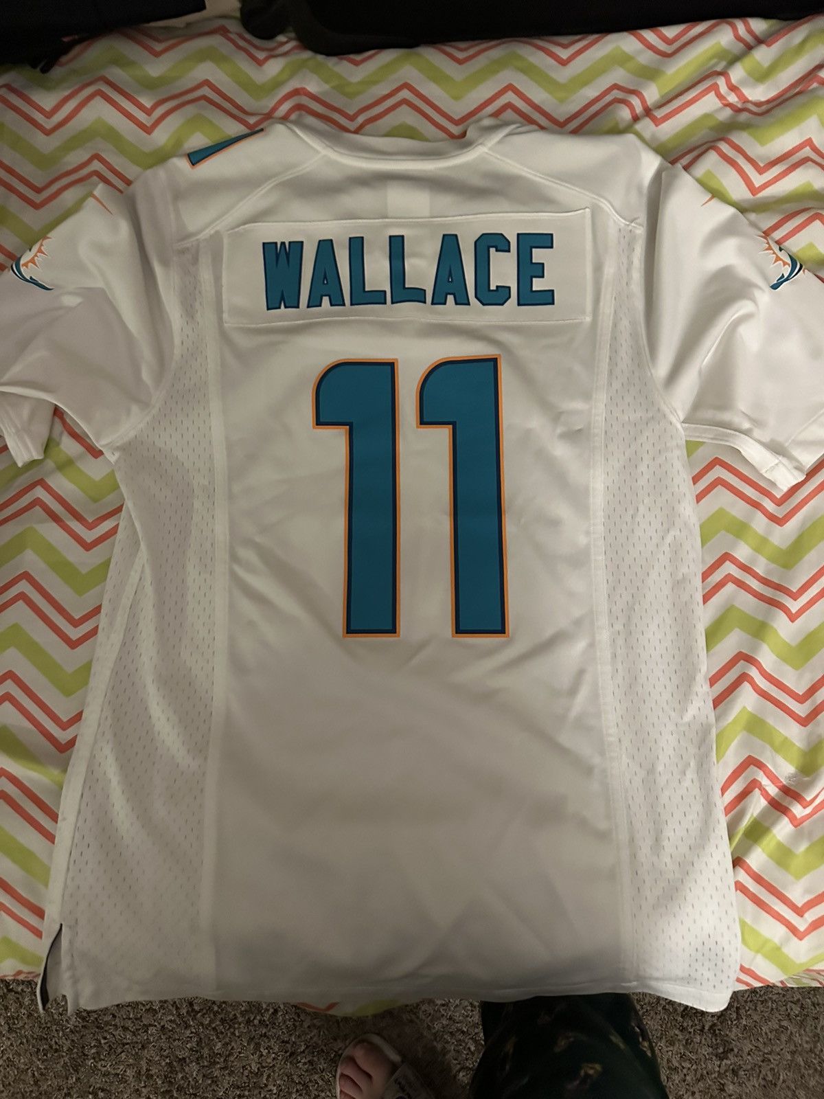 NFL × Nike Mike Wallace Miami Dolphins Jersey Size US S / EU 44-46 / 1 - 2 Thumbnail