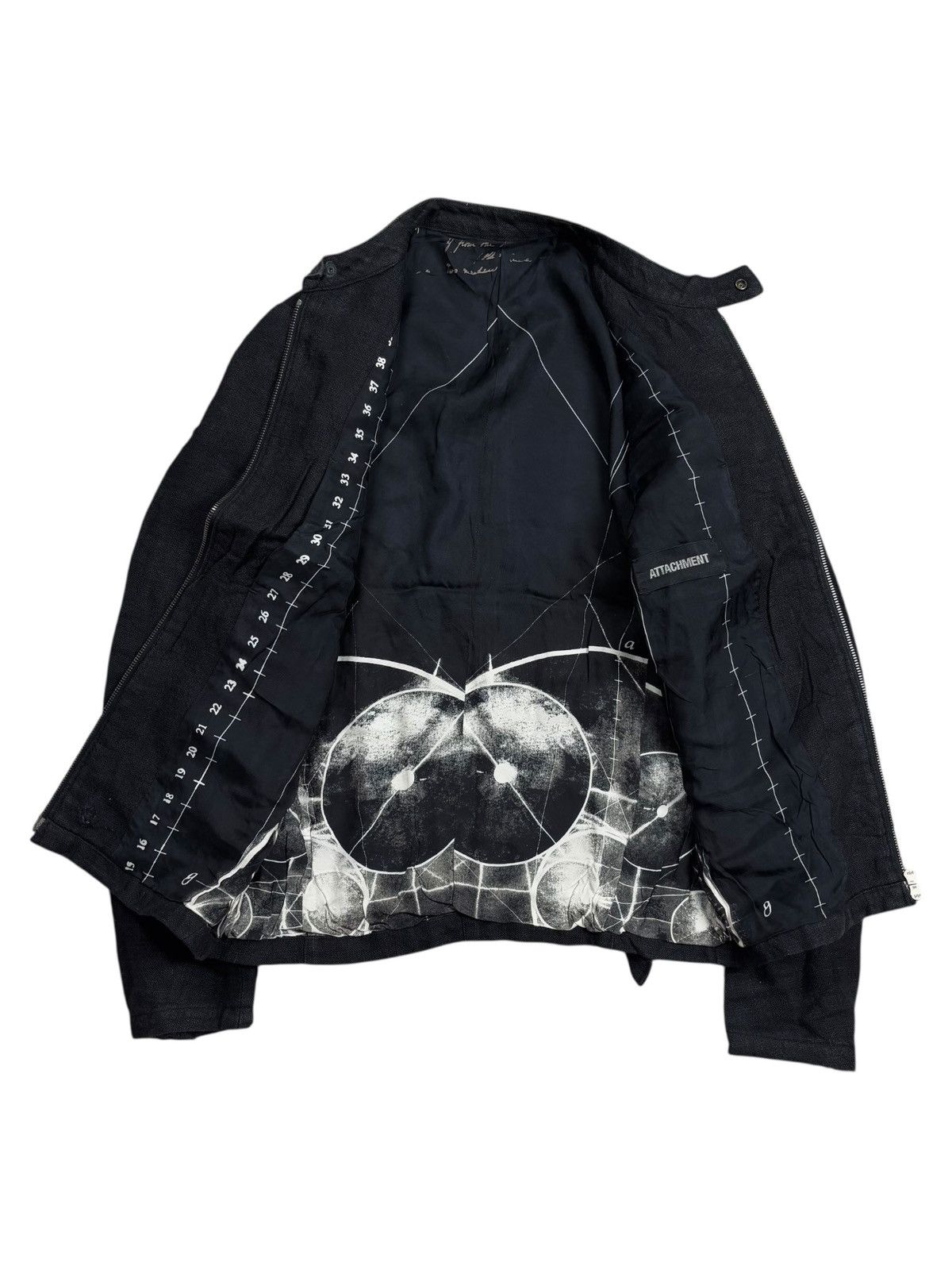 Kazuyuki Kumagai Attachment Archive Kayuzuki Kumagai - Riri Zips Canvas Rider Jacket Size US M / EU 48-50 / 2 - 1 Thumbnail