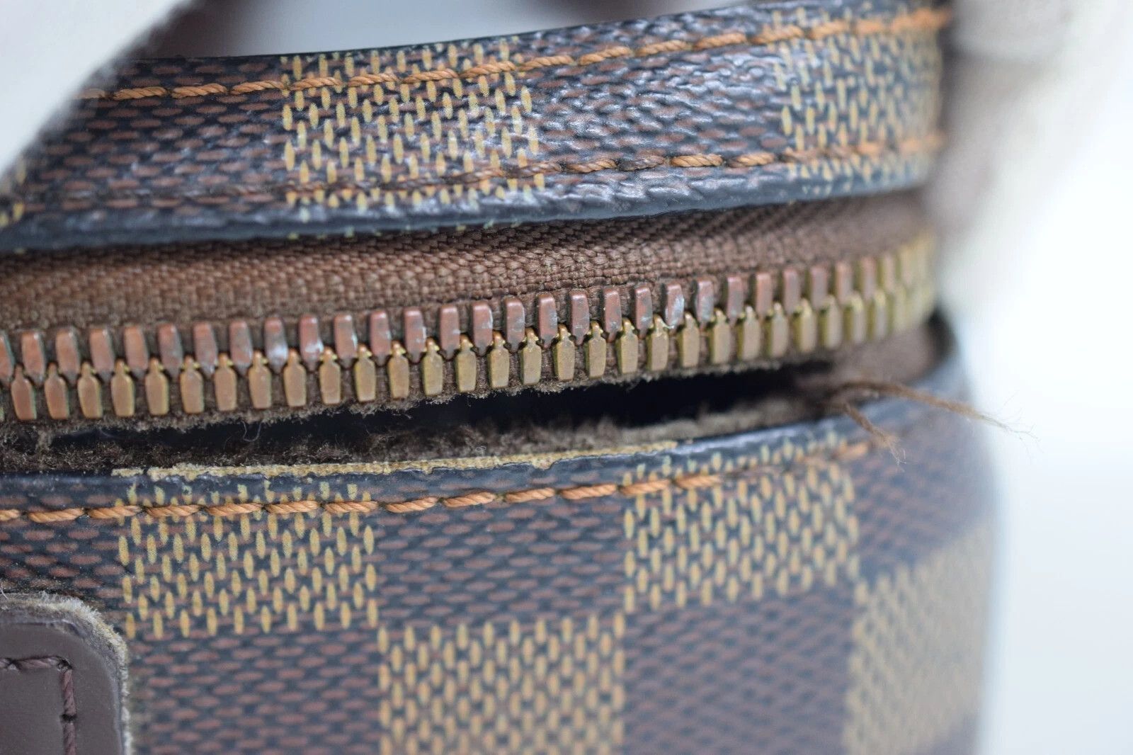 Louis Vuitton Auth Louis Vuitton Ordinatur Savana Hand Bag Damier N53355 Size ONE SIZE - 12 Thumbnail