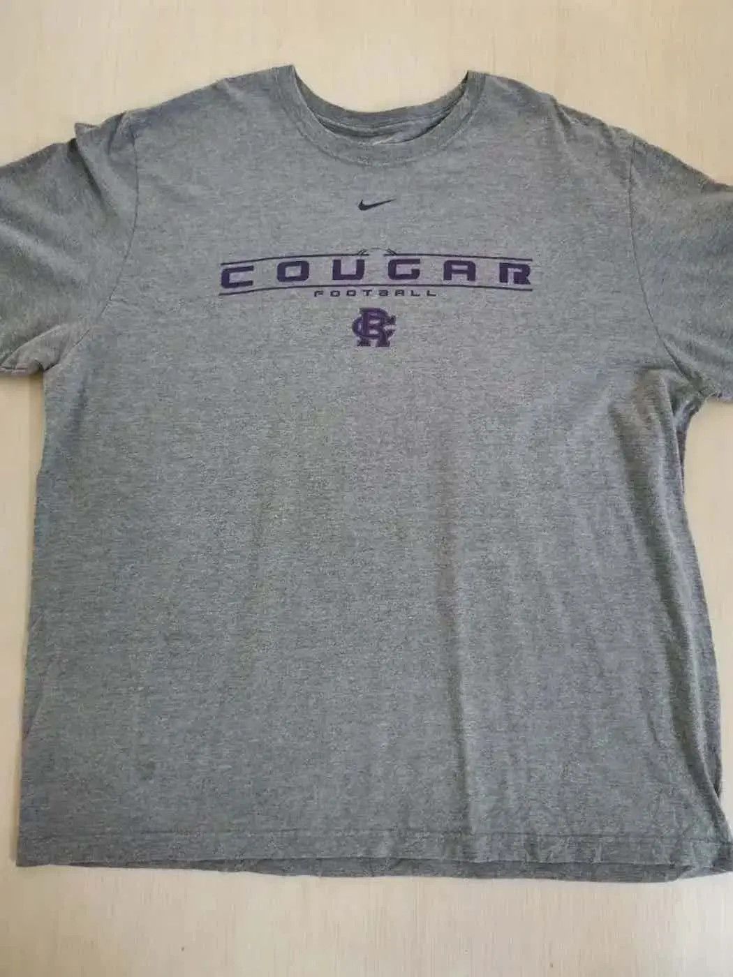 Nike Vintage Nike Cougar Football T-shirt Size US XXL / EU 58 / 5 - 1 Thumbnail