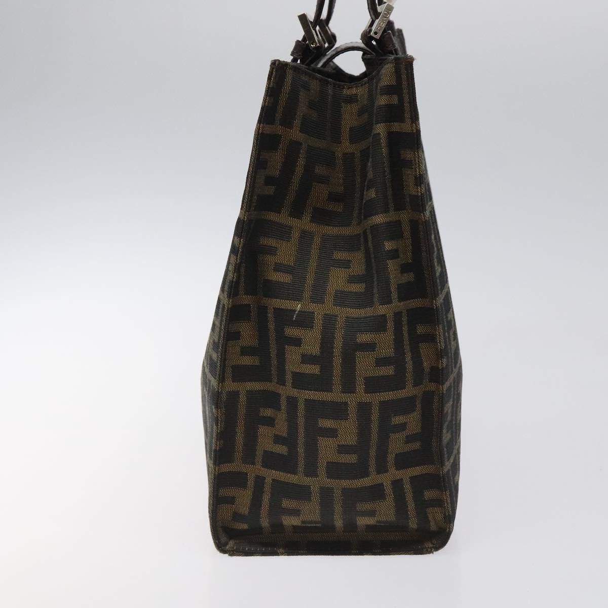 Fendi FENDI Zucca Canvas Mamma Baguette Tote Bag Black Brown Size ONE SIZE - 5 Thumbnail