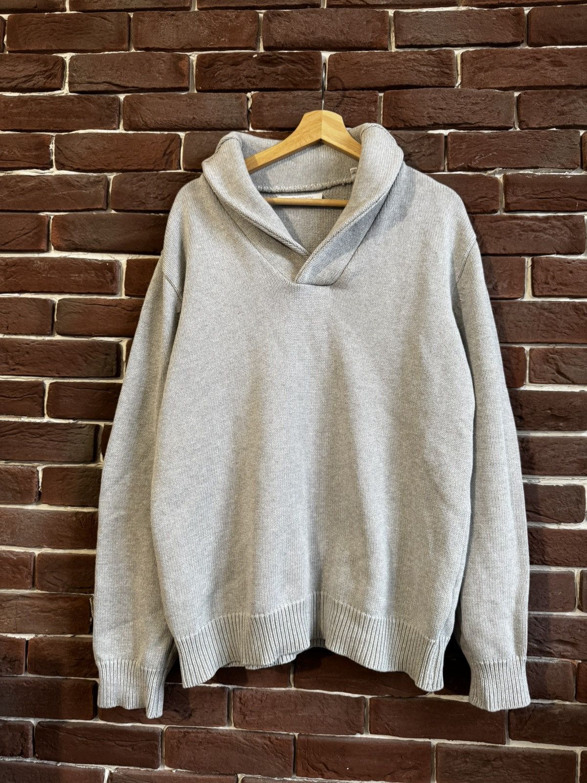 Our Legacy Rare Our Legacy Grey Heavy Knit 50 L Luxury Designer Size US L / EU 52-54 / 3 - 1 Thumbnail