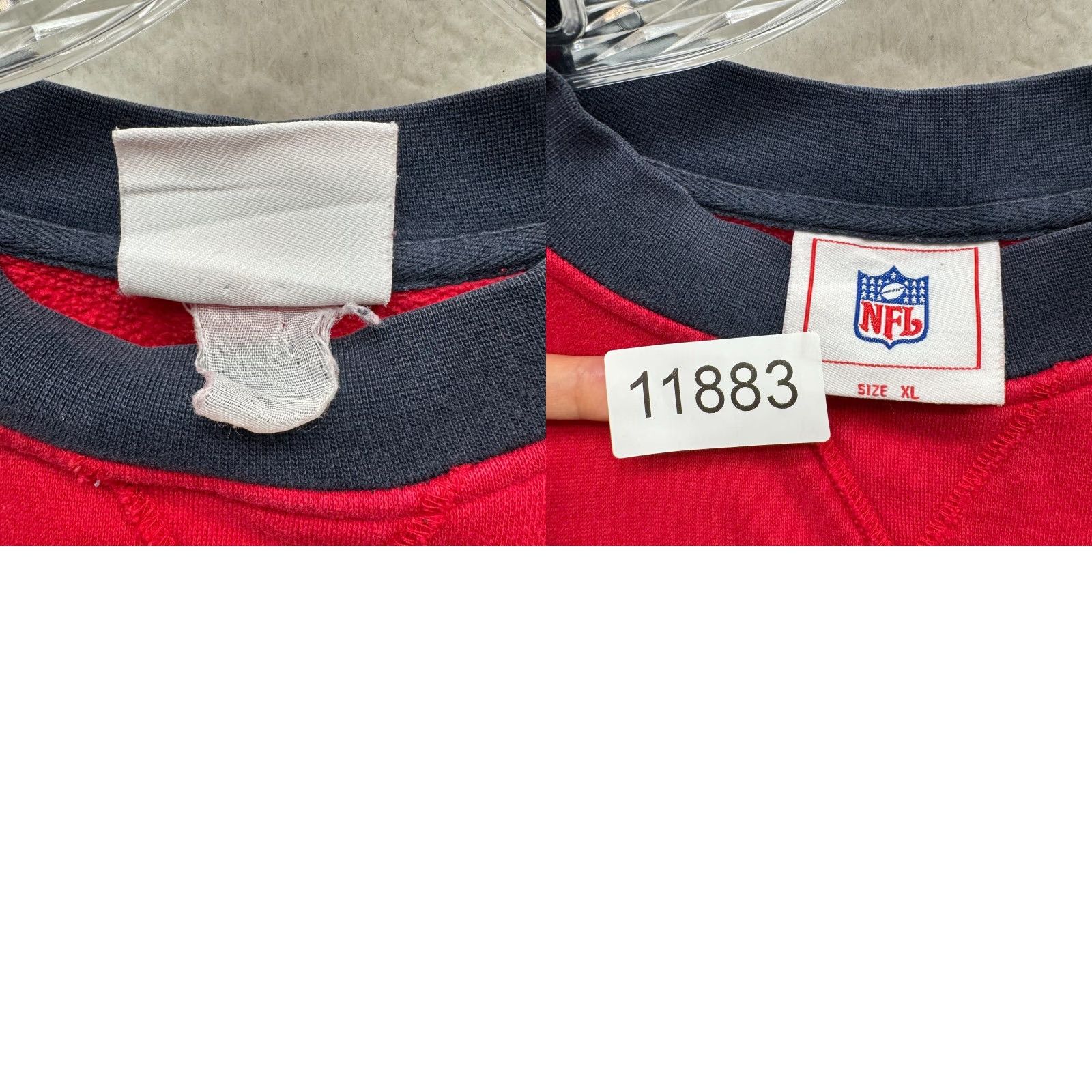 NFL VINTAGE New England Patriots Sweatshirt 2XL XXL Mens NFL Super Bowl XXXVIII 2004 Size US XXL / EU 58 / 5 - 8 Thumbnail