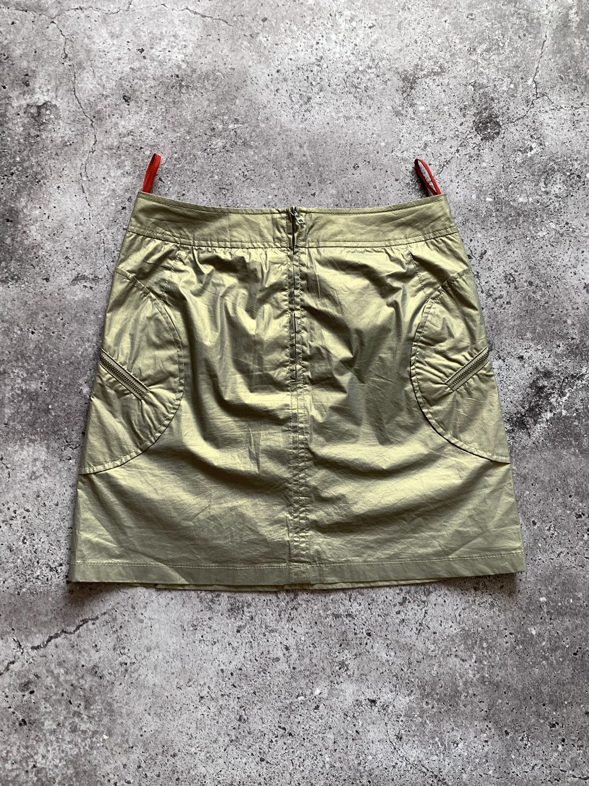 Prada 🔥ARCHIVE PRADA SPORT SILVER METAL 00’s Y2K SKIRT Size XS / US 0-2 / IT 36-38 - 4 Thumbnail
