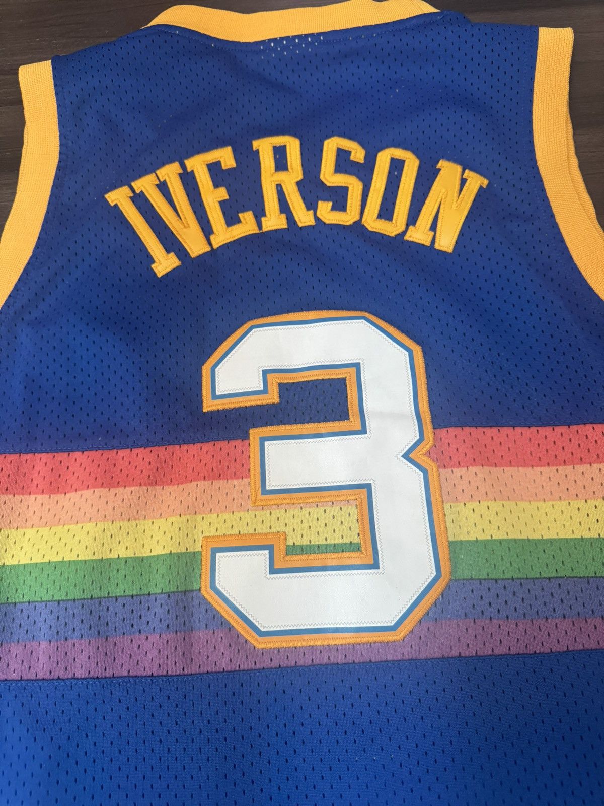 Adidas Denver Nuggets Allen Iverson #3 NBA Hardwood Classics Jersey Size US S / EU 44-46 / 1 - 8 Thumbnail