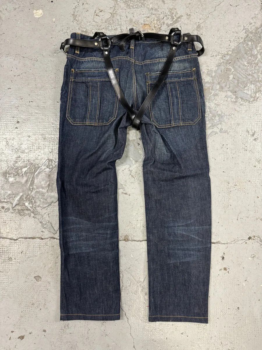Dsquared2 FW2007 Dsquared2 Bondage Harness Brut Denim Jeans Size US 30 / EU 46 - 2 Thumbnail