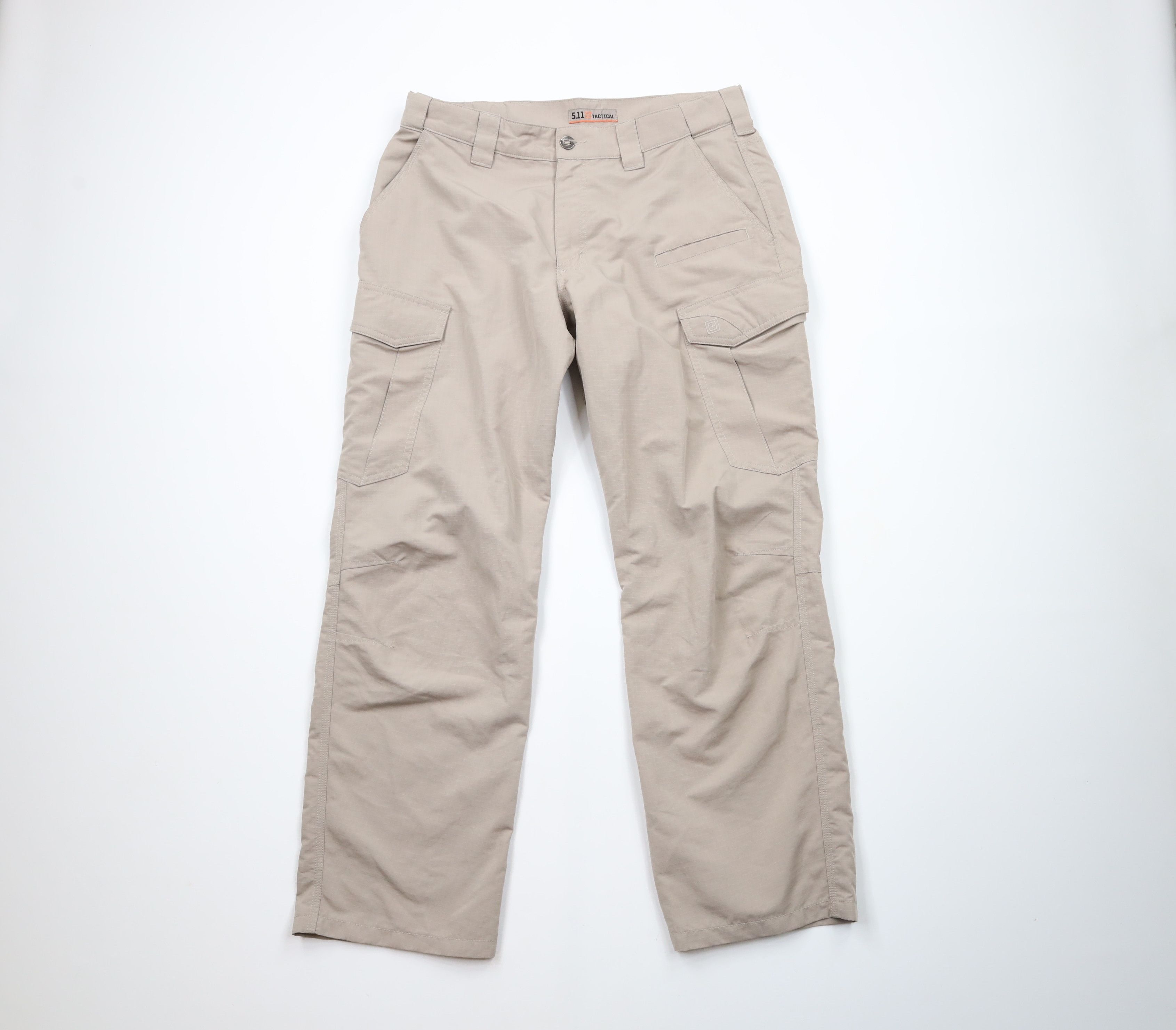 Vintage 5.11 Tactical Series Fast Tac Uniform Cargo Pants Beige Size US 34 / EU 50 - 1 Thumbnail
