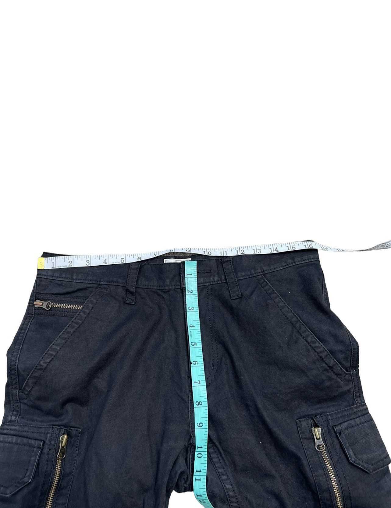 wjk Acoustic Japan Black Parachute Flare Cargo Trouser Pant Size US 31 - 3 Thumbnail