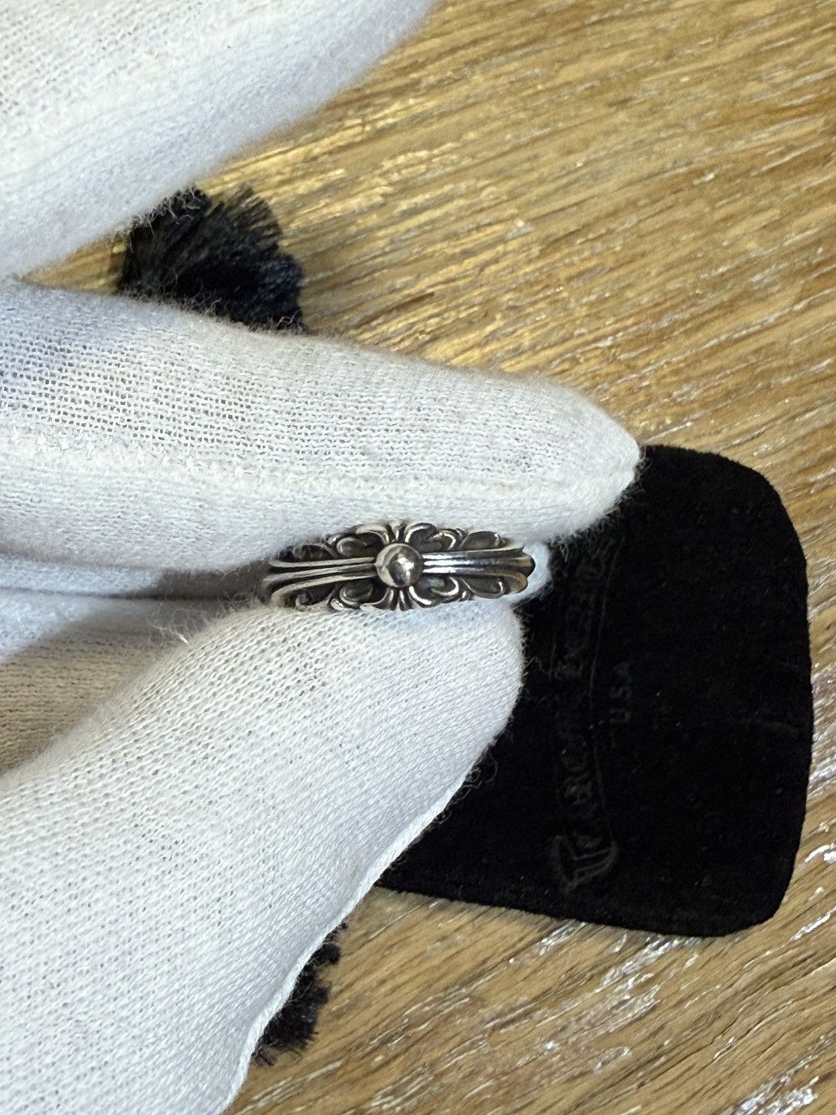 Chrome Hearts Chrome Hearts floral cross ring Size ONE SIZE - 2 Thumbnail