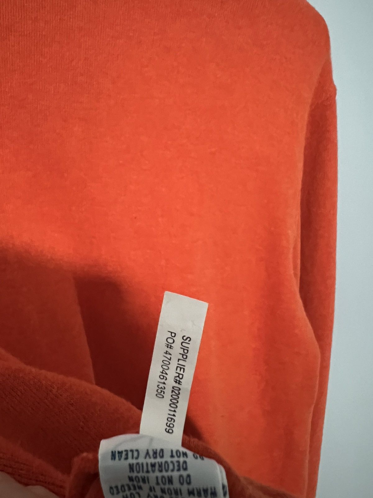 Polo Ralph Lauren Polo Ralph Lauren Sweater Men Sz Medium Orange Quarter Zip Size US M / EU 48-50 / 2 - 7 Thumbnail