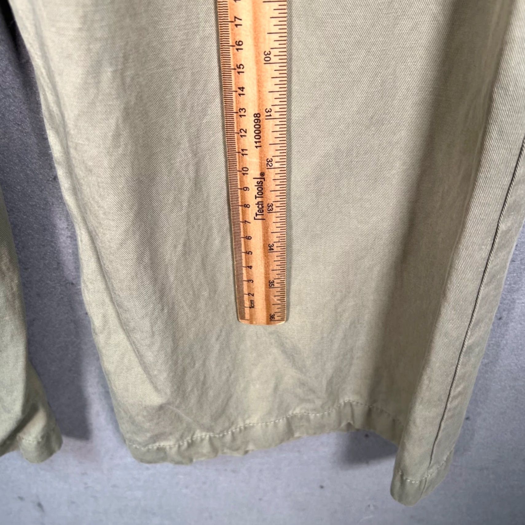 Madewell Womens Size 6 Wide Leg Pleated Chino Pants Sage Green