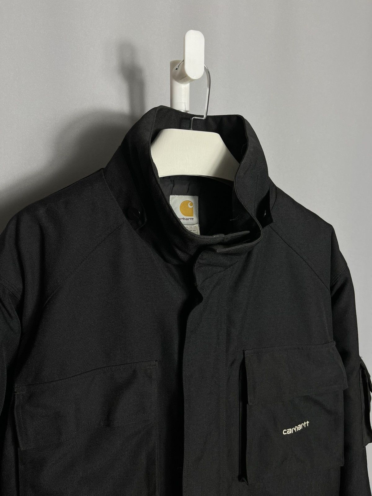 Carhartt Vintage Carhartt Cordura Cargo pockets parka jacket black Size US XL / EU 56 / 4 - 2 Thumbnail