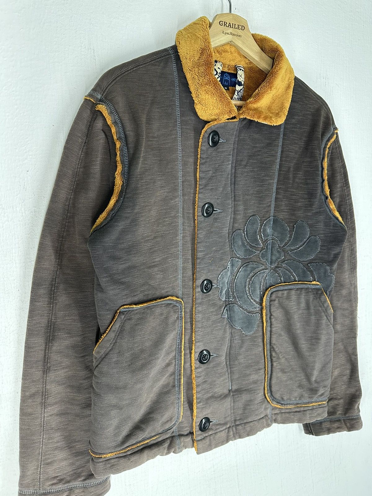 Japanese Brand Fur Winter Coat Iron Under Damp Cloth Coat Jacket Size US M / EU 48-50 / 2 - 5 Thumbnail