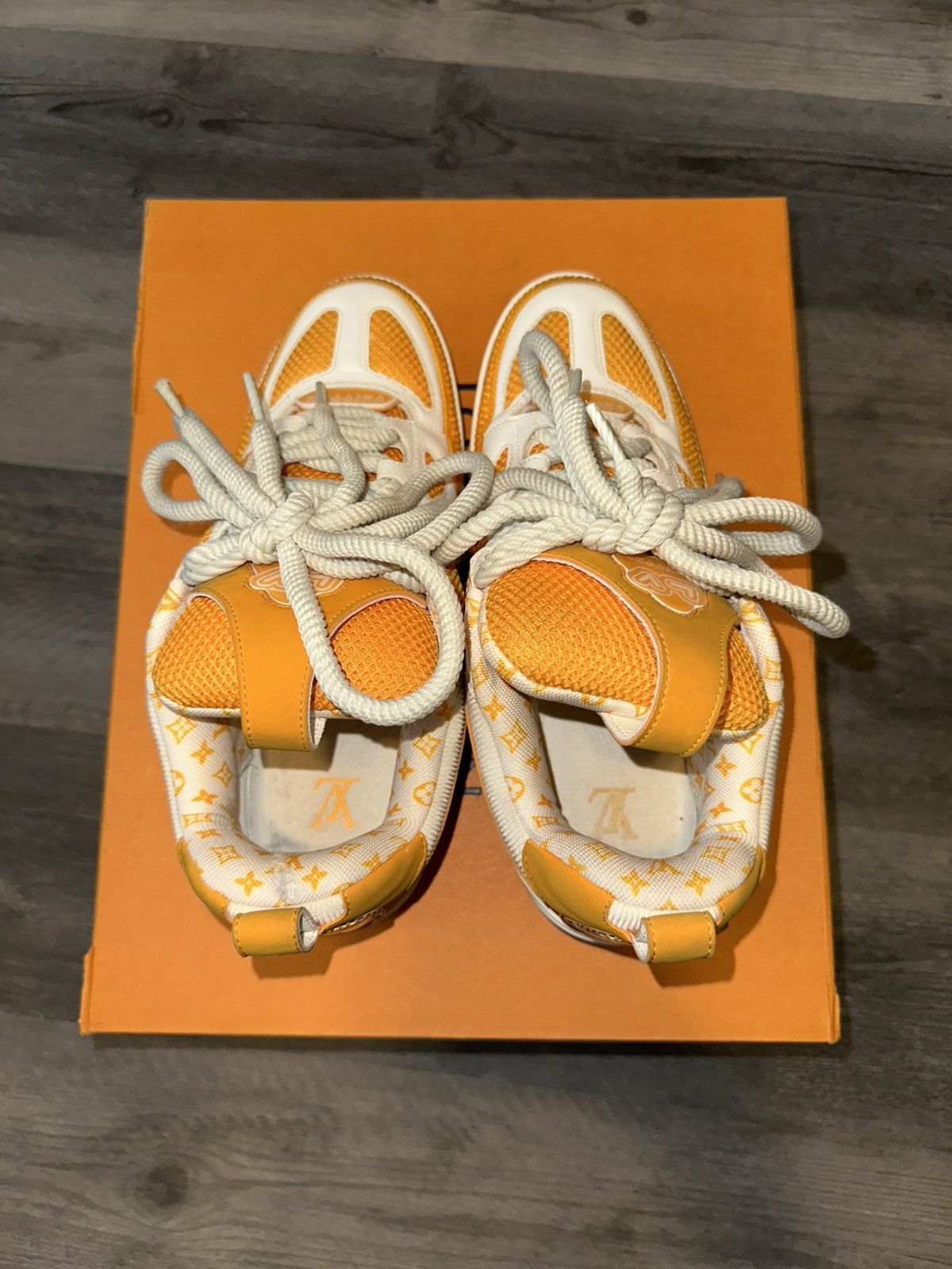 Louis Vuitton Louis Vuitton Skate ‘Orange’ Size 7LV 8-8.5us Size US 8 / EU 41 - 5 Thumbnail