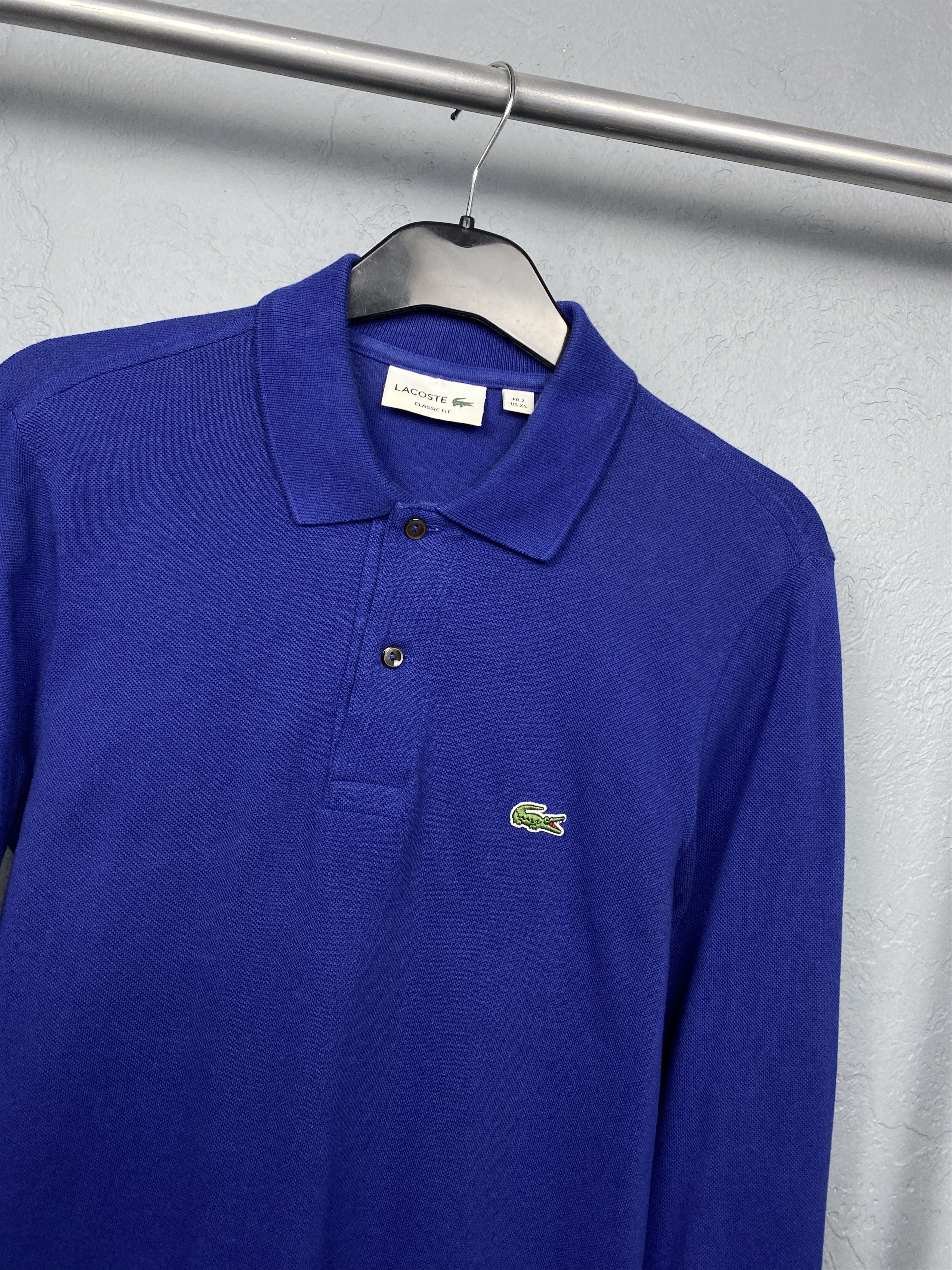 Lacoste Lacoste Vintage Mens Long Sleeve Polo Shirt Size 2 XS Size US XS / EU 42 / 0 - 2 Thumbnail