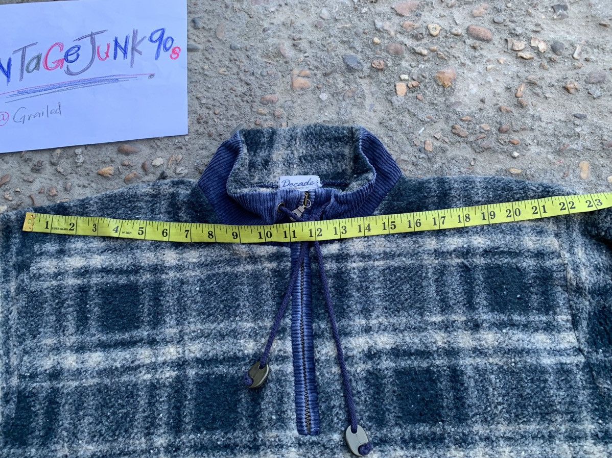 Japanese Brand × Vintage Vintage Decade fleece sweatshirt half zipper native designe Size US M / EU 48-50 / 2 - 14 Thumbnail