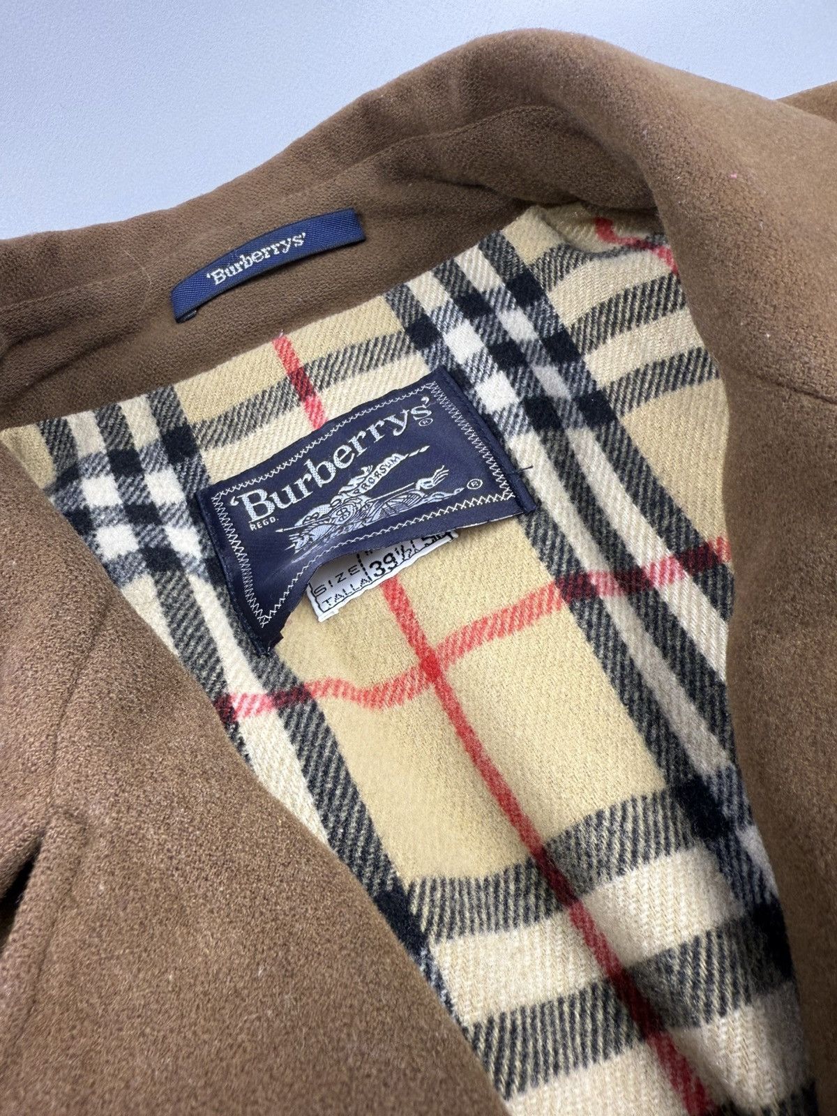 Burberry Burberry heavy coat brown full novacheck size S men Size US S / EU 44-46 / 1 - 7 Thumbnail