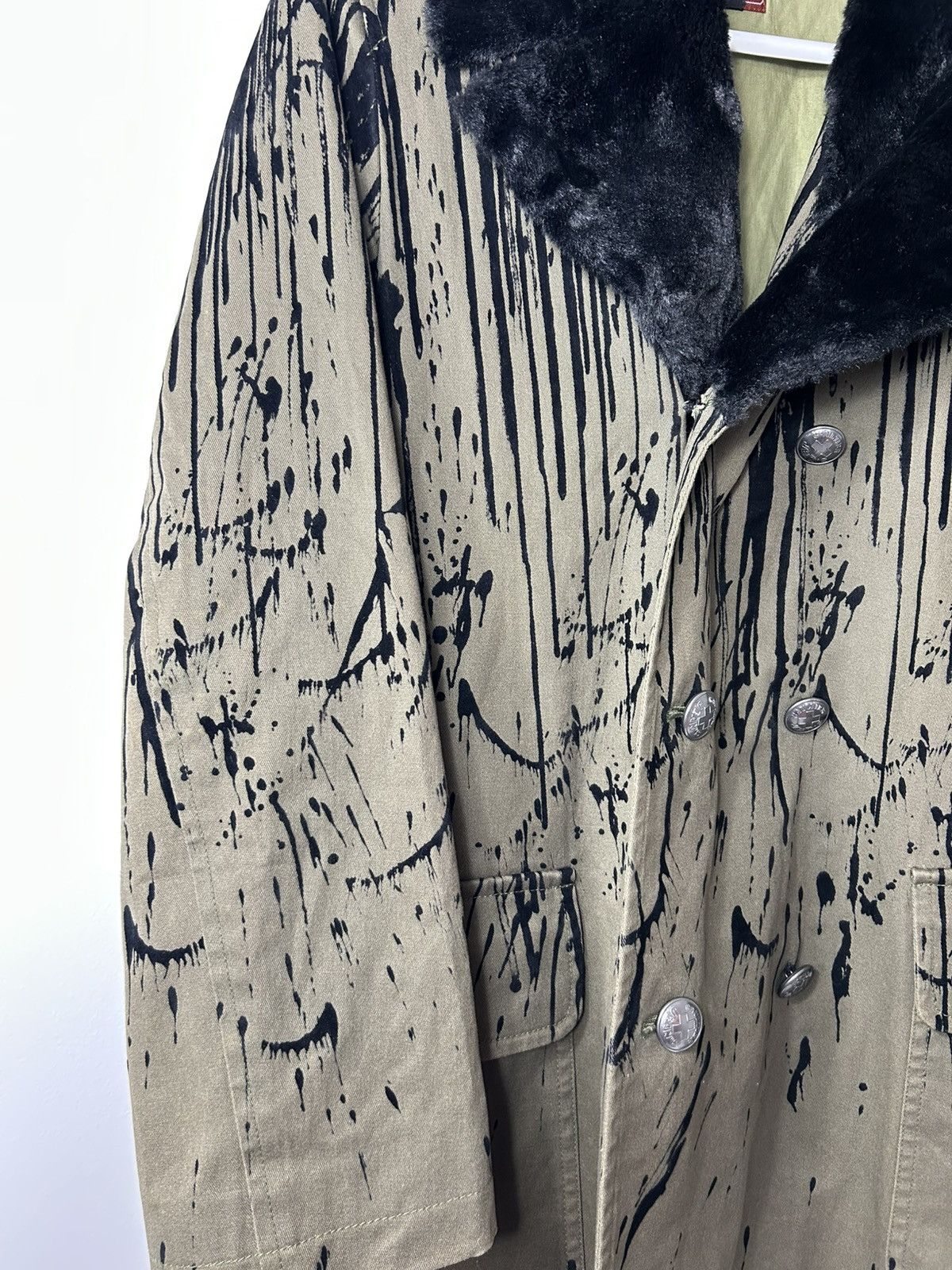 Jean Paul Gaultier Jean Paul Gaultier AW1998 Blood Drip Coat Size US M / EU 48-50 / 2 - 4 Thumbnail