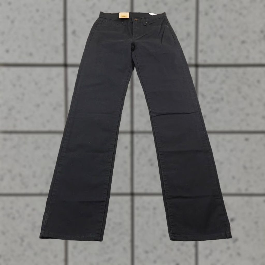 Levi's Levi's Jeans 724 High Rise Slim Straight Stretch Black Denim 27 Size 27" / US 4 / IT 40 - 1 Thumbnail