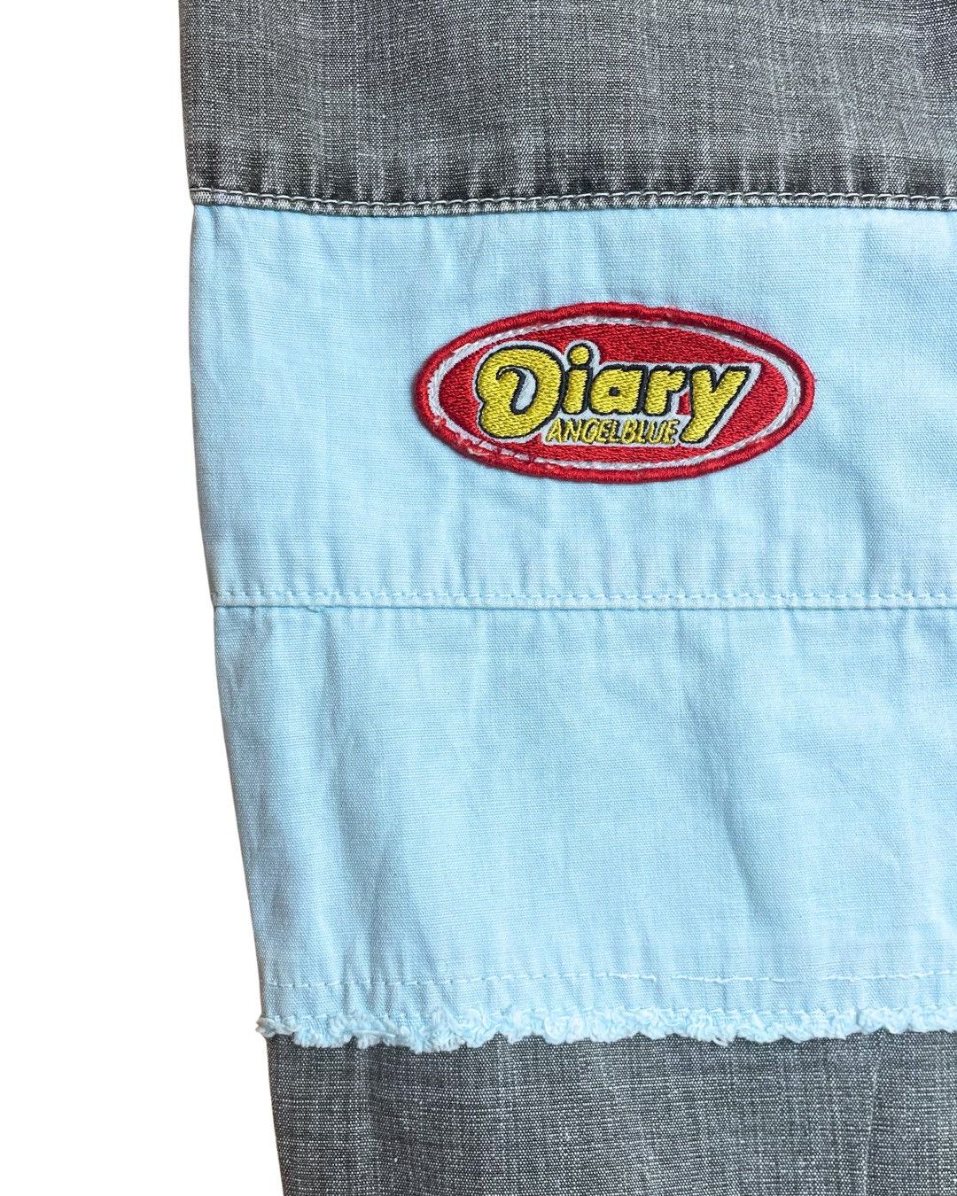 Angel Blue Angel Blue Diary Archival Horizontal Patchwork Denim Jeans Size 25" / US 0 / IT 36 - 4 Thumbnail