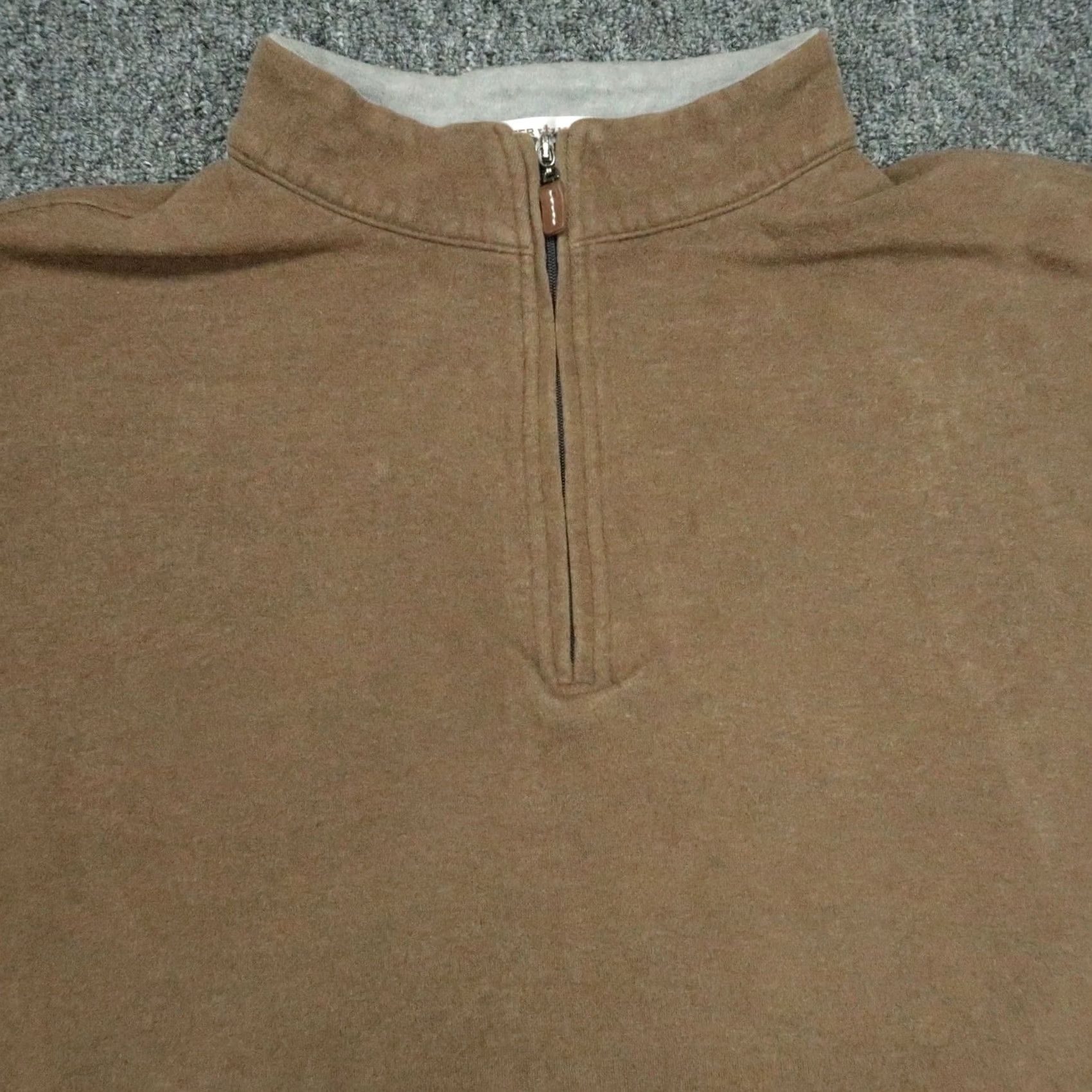 Peter Millar Peter Millar Sweater Mens Large Brown Quarter Zip Pullover Jumper Size US L / EU 52-54 / 3 - 2 Thumbnail