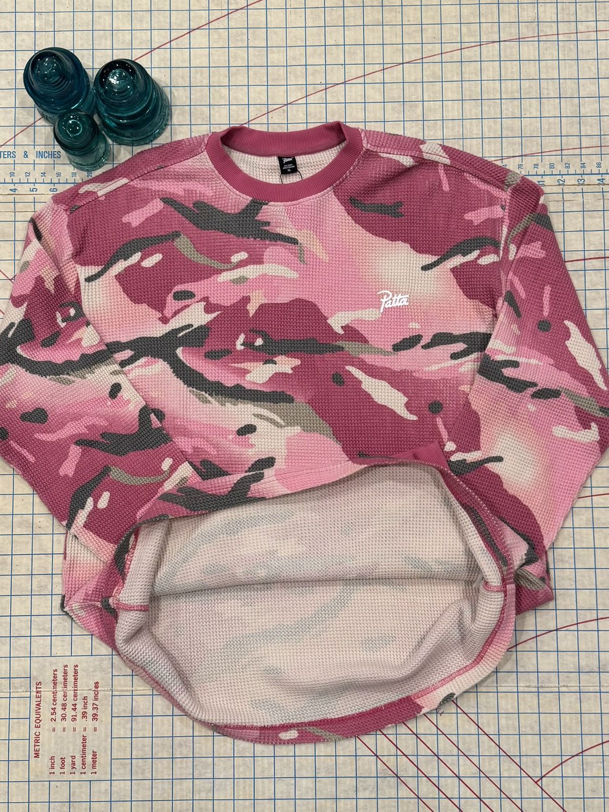 Patta NWT Patta Amsterdam Pink Camo Thermal Long Sleeve Mens XL Size US XL / EU 56 / 4 - 9 Thumbnail