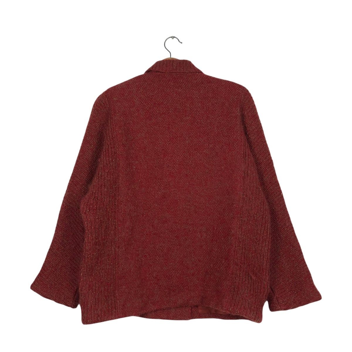 Burberry 🔥VINTAGE BURBERRYS KNIT WOOL BOMBER JACKET DOUBLE BREAST Size US M / EU 48-50 / 2 - 10 Thumbnail