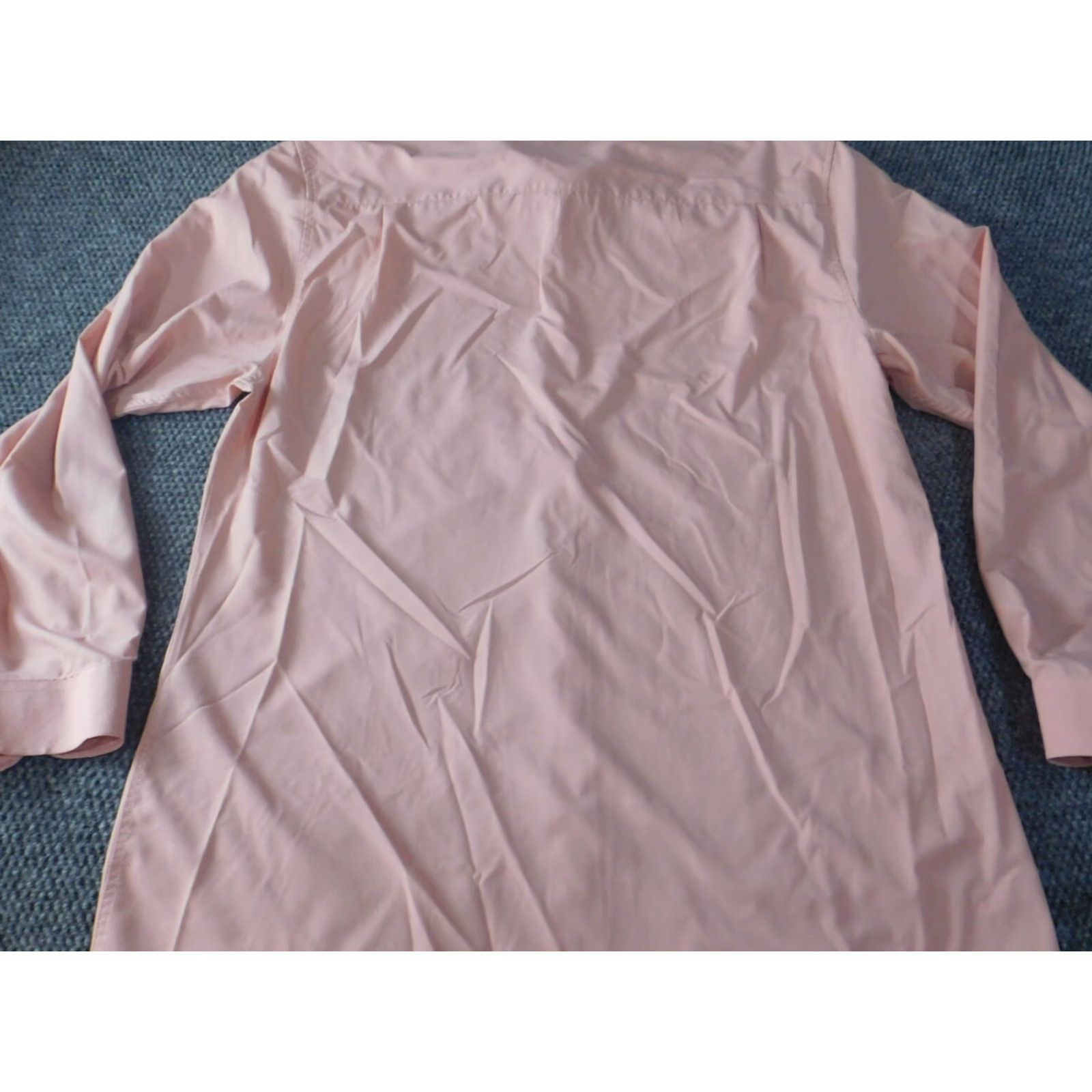 Pinko Kilburne and Finch Dress Shirt Men 17 Pink Solid Long Sleeve Button-Down Collared Regular Size 17 Mens Brooks Brothers 346 Modern Formal N/A Size 46R - 6 Thumbnail
