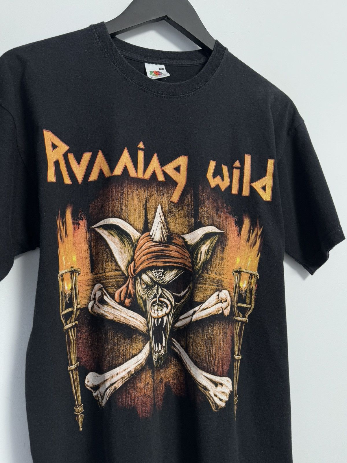 Designer × Japanese Brand × Vintage RUNNING WILD Vintage Band T-Shirt skulls tee Size US M / EU 48-50 / 2 - 6 Thumbnail