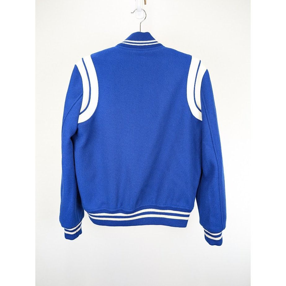 Saint Laurent Paris o1rshd1 Teddy Jacket in Blue Size US S / EU 44-46 / 1 - 12 Thumbnail