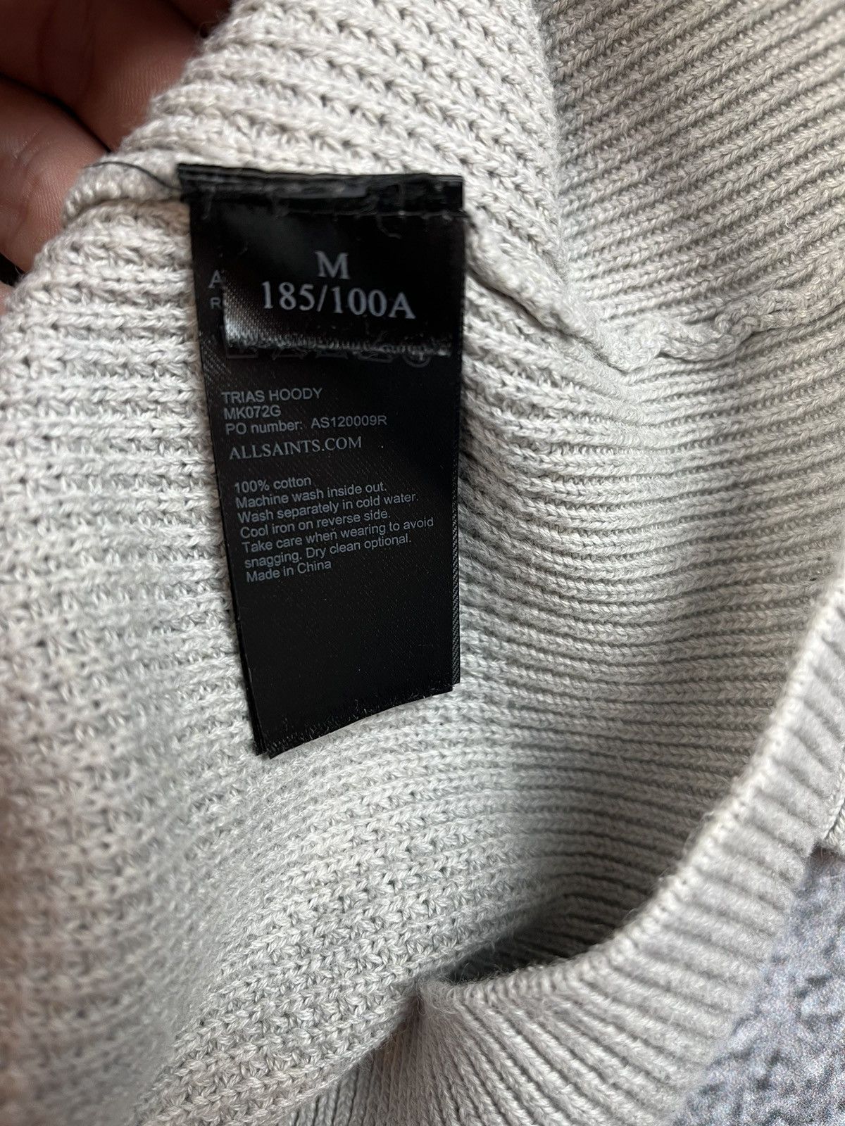 20471120 All saints Trias hoody Size US M / EU 48-50 / 2 - 11 Thumbnail