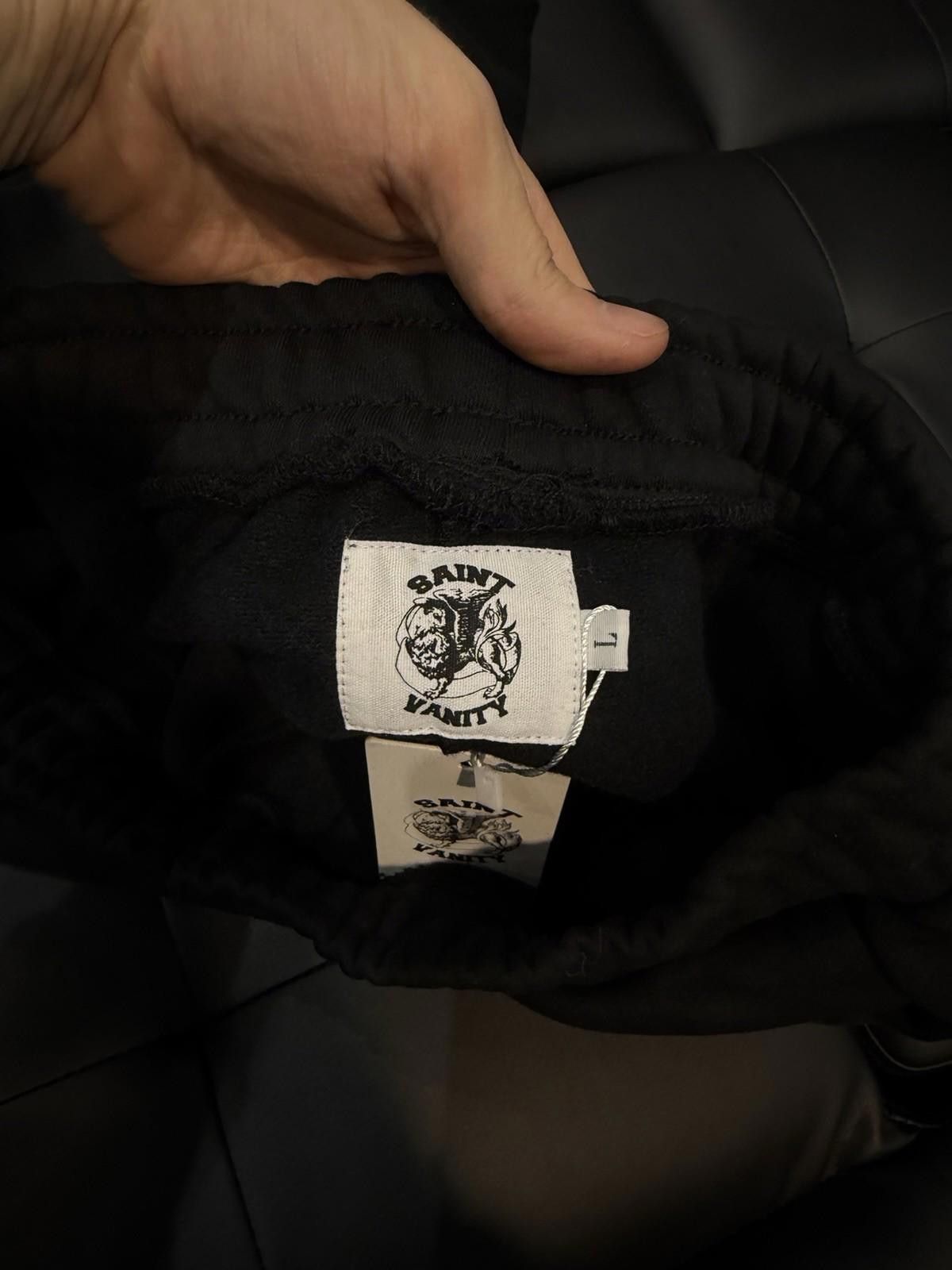 Saint Vanity Size Large - Saint Vanity Varsity Sweatpants Black Red NEW Size US 34 / EU 50 - 8 Thumbnail