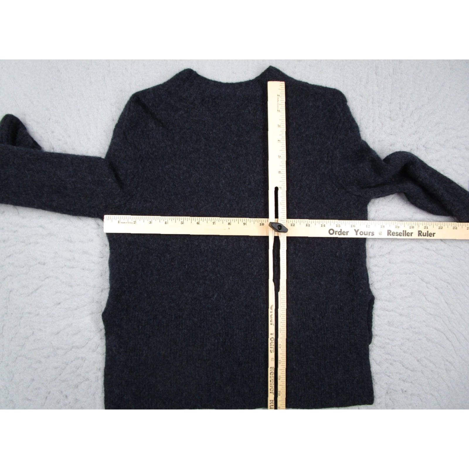 Allsaints VINTAGE AllSaints Sweater Womens Small Dark Blue Tierny Evolution Knit Yak Wool Blend Size S / US 4 / IT 40 - 6 Thumbnail