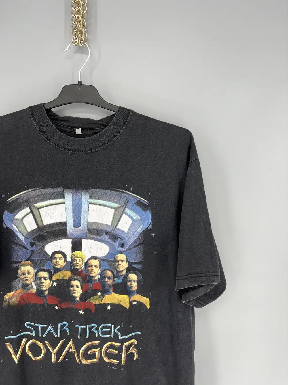 Band Tees Vintage 1995 Star Trek Voyager Stanley Desantis T-Shirt Size US L / EU 52-54 / 3 - 5 Thumbnail